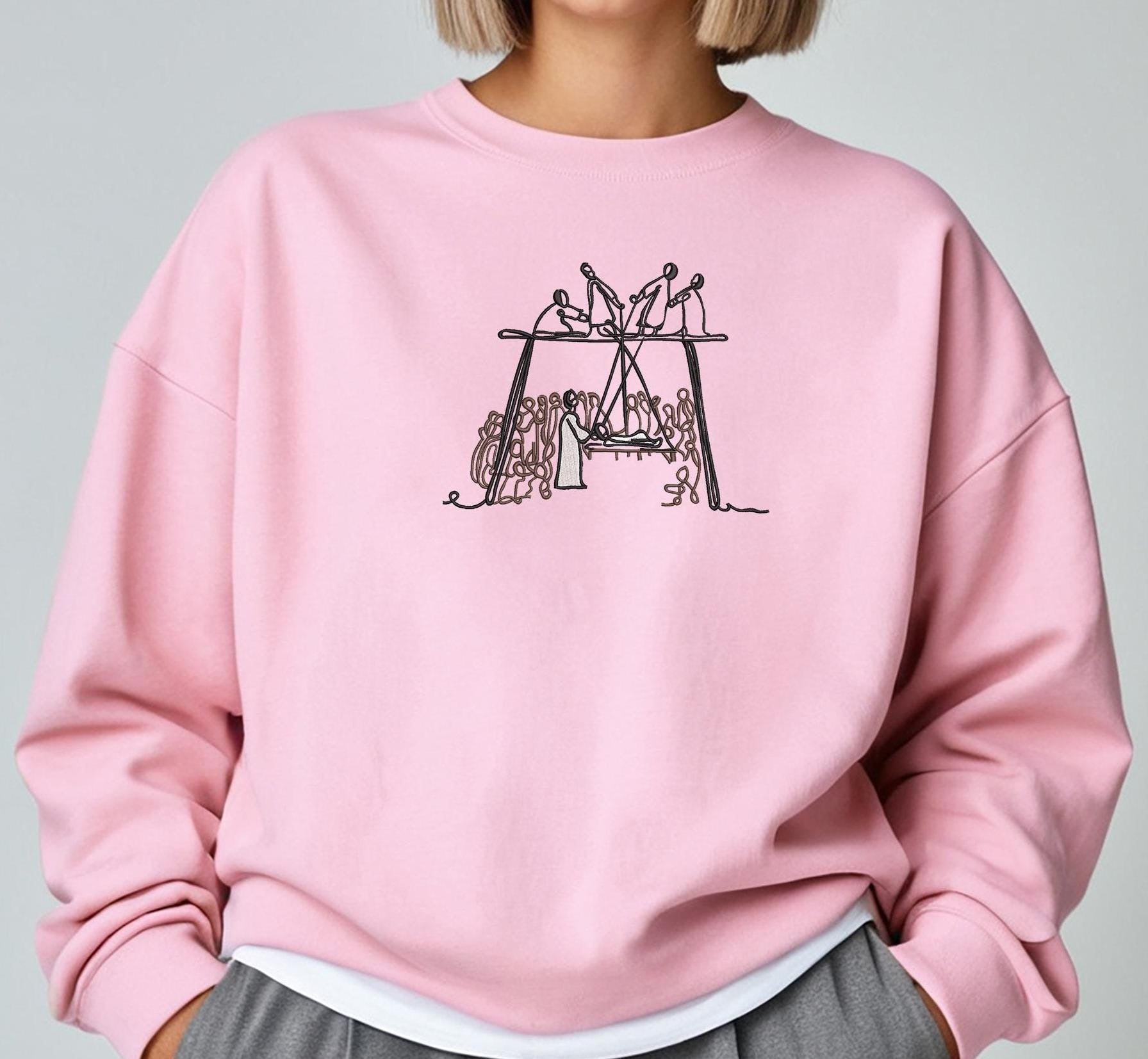 Embroidered Christian Shirt, Faith Embroidered Shirt, Jesus Embroidered Sweatshirt, Christian Shirts, Faith Shirt, Christian Embroidered Tee